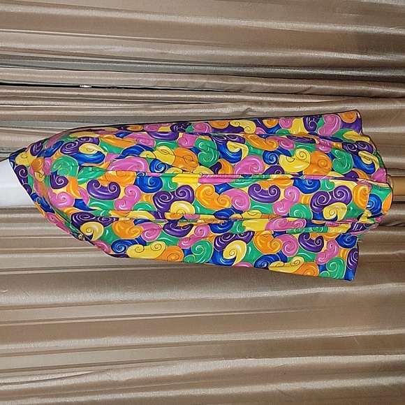Shopping with Anthony Colorful Swirly Blouse Size Large - Picture 6 of 9